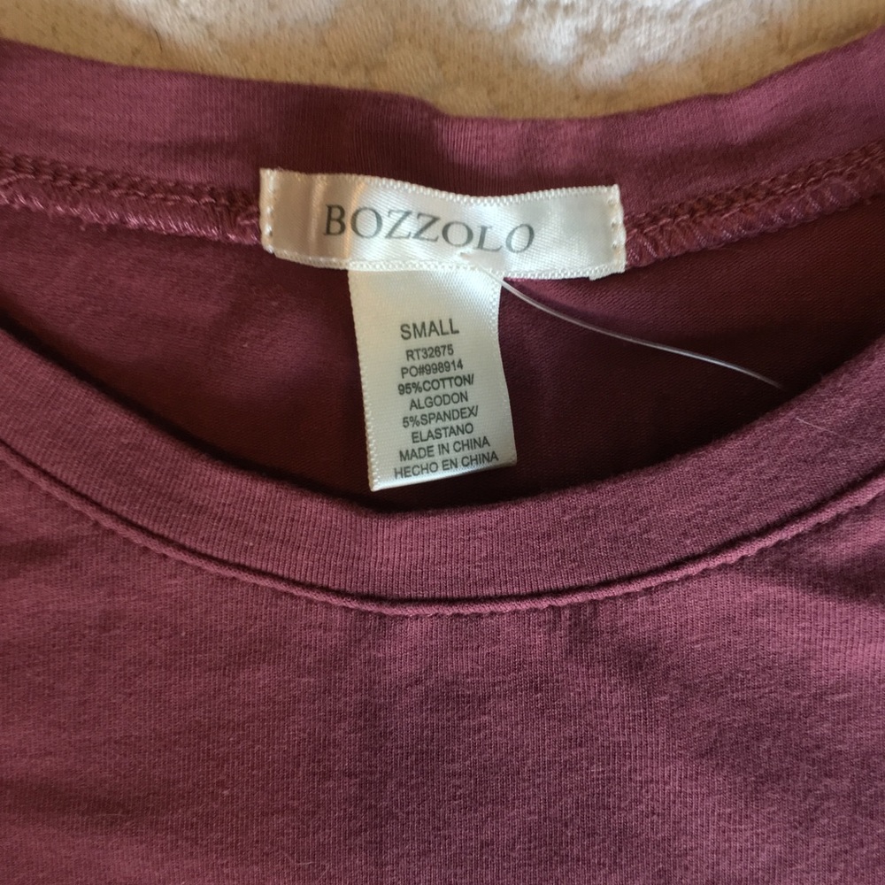 Maroon crop top - Picture 3 of 3